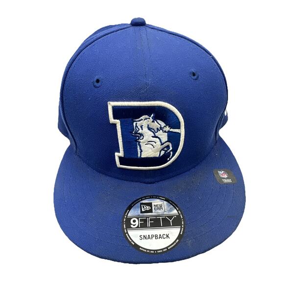 Denver Broncos Classic Logo New Era 59FIFTY Snap Back Blue D NFL {W2} - Picture 1 of 12